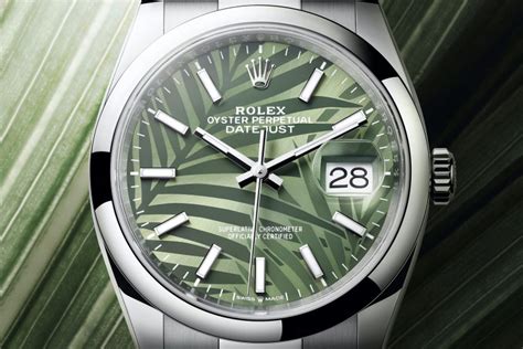 rolex motif|rolex datejust 36 palm motif.